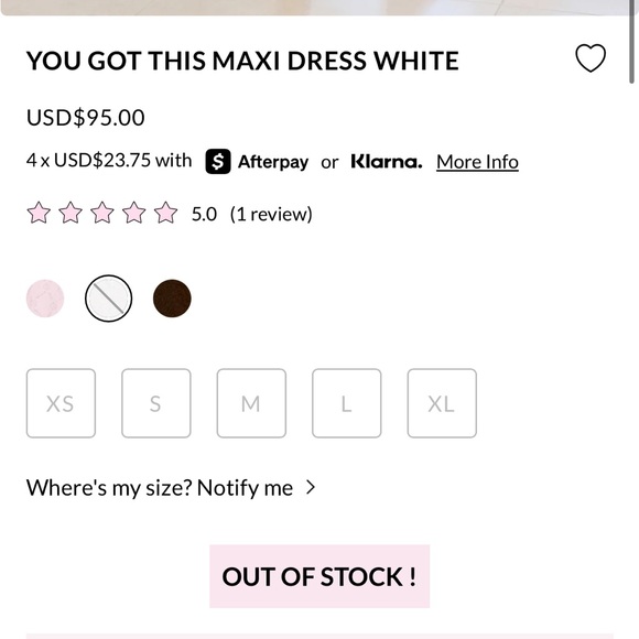 You Got This Maxi Dress White Hello Molly - Picture 3 of 3